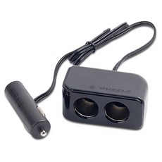 USB 멀티퍼즐 2구소켓, 블랙, 1개