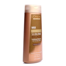 L'Oreal Paris 서브라임 브론즈 루미노스 브론저 셀프-태닝 로션, 200ml, 1개