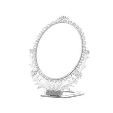 CHILSUNG 圓形立式桌上鏡 L號, 玫瑰, 透明