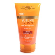 로레알파리 서브라임 브론즈 셀프-태닝 젤리 미디엄 내추럴 탠, 150ml, 1개