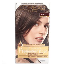 로레알파리 슈페리어 프리퍼런스 페이드-디파잉 컬러 + 샤인 시스템, 6A Light Ash Brown, 1개
