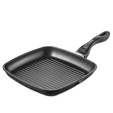 [지에스더블유] 나노다이아몬드 프라이팬 사각그릴, 28cm, 1개