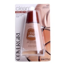 CoverGirl 클린 노멀 스킨 리퀴드 파운데이션 30ml, 1개, Creamy Natural