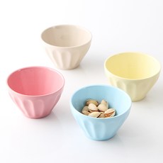 L.loom 素色餐碗 3.5吋 4入, 碗(95*55mm)