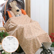 Coney Island 孩童圖案印花超細纖維頸枕+超細纖維毛毯 M號, 粉色 蝴蝶結款