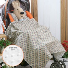 Coney Island 孩童圖案印花超細纖維頸枕+超細纖維毛毯 M號, 藍色 蝴蝶結款