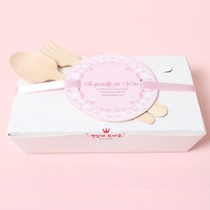 디에이치 화이트 런치 종이도시락, 15개, 1개입