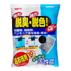 GEX 야자껍질 수족관 활성탄 10개입, 800g, 1개