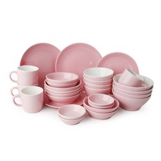 DOHO Diffure 固體餐具套組 4 件 28 件, 餐具28入, 寶寶粉