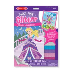 Melissa&Doug 공주와 요정 글리터 카드 MD9509, 1개, 5세이상