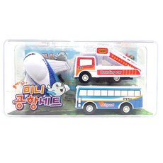 대윤토이 풀백 미니공항세트, 화이트 외, 비행기, 1개