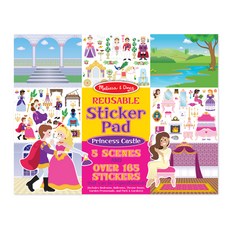 Melissa&Doug 瑪莉莎 公主城堡貼紙組