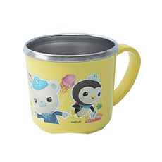 옥토넛 논슬립 스텐 유아컵 대 255ml OTN4915, 혼합 색상, 1개