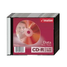 이메이션 CD-R(1P) SLIM (700MB/80Min), 10장