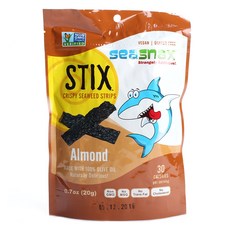 씨스낵스 스틱 크리스피 시위드 스트립, 20g, Almond, 1개