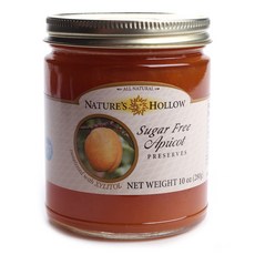 네이쳐스할로우 무설탕 프리저브 잼 올 내추럴, 살구, 1개, 280g