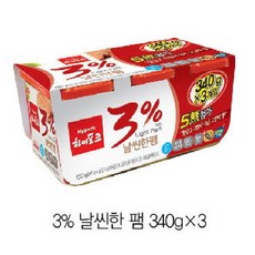하이포크 3%날씬한팸, 340g, 3개입