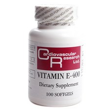 Cardiovascular Research Ltd. 비타민 E-400 소프트젤, 100개입, 1개, 100정
