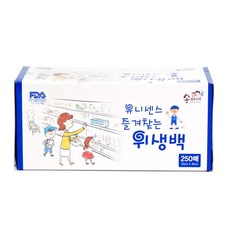 송이내 유니센스 즐겨찾는 위생백 250개입, 1개