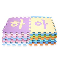 지앤마 퍼즐매트 12mm, 한글, 14개