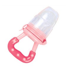 베베앤맘 실리콘 과즙망, 핑크, 1개