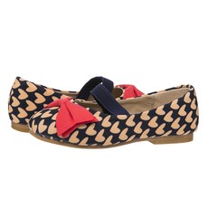 印花蝴蝶結娃娃鞋