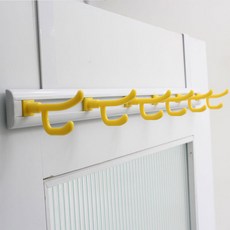 Sunwoo Land 彩虹門衣架 2 層衣架 中號, 黃色的, 1個