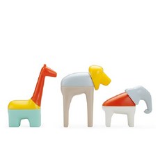 Kid O 감각발달 동물 맞추기 놀이(3종), 동물 3종, 혼합, 1개