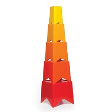 Kid O 감각발달 컵쌓기 놀이 warm, 6개월이상, 1개