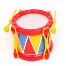 짐월드 베이비 드럼 small, 빨강, 1개