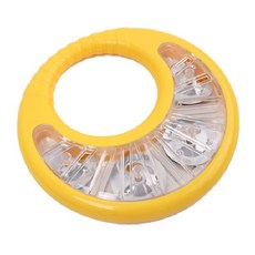 짐월드 컬러 탬버린, 노랑, 1개