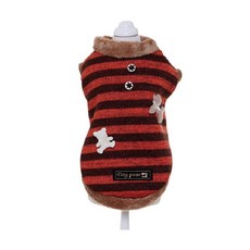 DOGPOSE 寵物狗用 Best Friend 圓領針織衫, 橘色, 1個