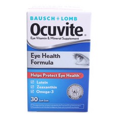 博士倫 Ocuvite 眼睛健康配方軟膠囊, 30顆, 1個