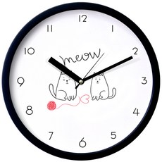 CFC-029 무소음시계, 캣츠(블랙)