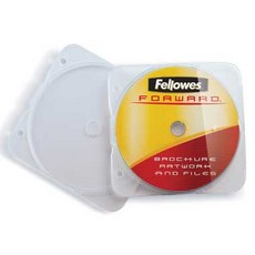 Fellowes 斐樂 超輕薄活頁CD收納盒, 單一顏色, 20個