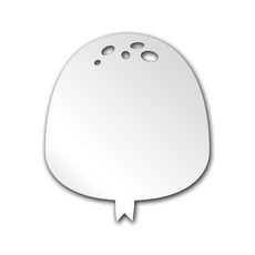 十二生肖壓克力鏡子 25 x 29 cm, 蛇