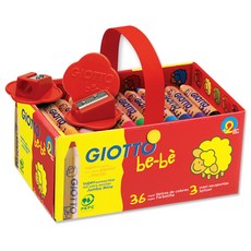 GIOTTO be-be 彩色鉛筆學校包, 混色, 36支, 12色
