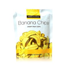 프루티벌 크리스피 칩, 벌바나나, 3개, 50g