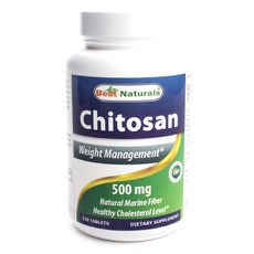 베스트네츄럴스 키토산 500mg 타블렛, 120정, 1개
