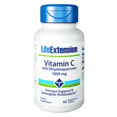 라이프익스텐션 비타민 C 디하이드로퀘세틴 1000mg 베지테리안 타블렛, 60정, 1개