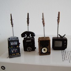 엔틱 메모 홀더 4종, 혼합색상, 1세트