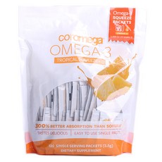 Coromega 오메가 3 트로피컬 스퀴즈 +D, 120회분, 1개