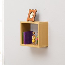 4MERIT 正方形置物架 250, 楓木色