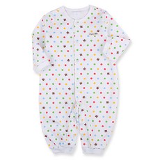 Organic Boom 圓點印花嬰兒連身衣