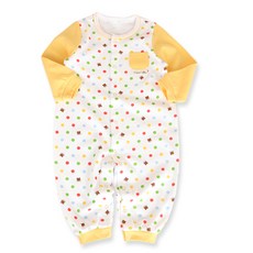 Organic Boom 圓點印花嬰兒連身衣
