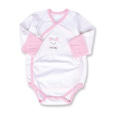 오가닉붐 래빗 모티브 배냇슈트