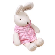 Organic Boom 兔子安撫玩偶, 米色 粉色(女孩款)