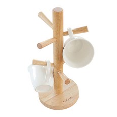 [원데이리빙] 컵걸이, 우드, 1개