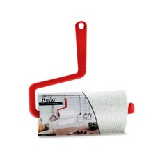 PELEG DESIGN 油漆滾筒廚房毛巾架, 紅色的