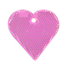 愛心吊飾 A02908, 粉色, 1入
